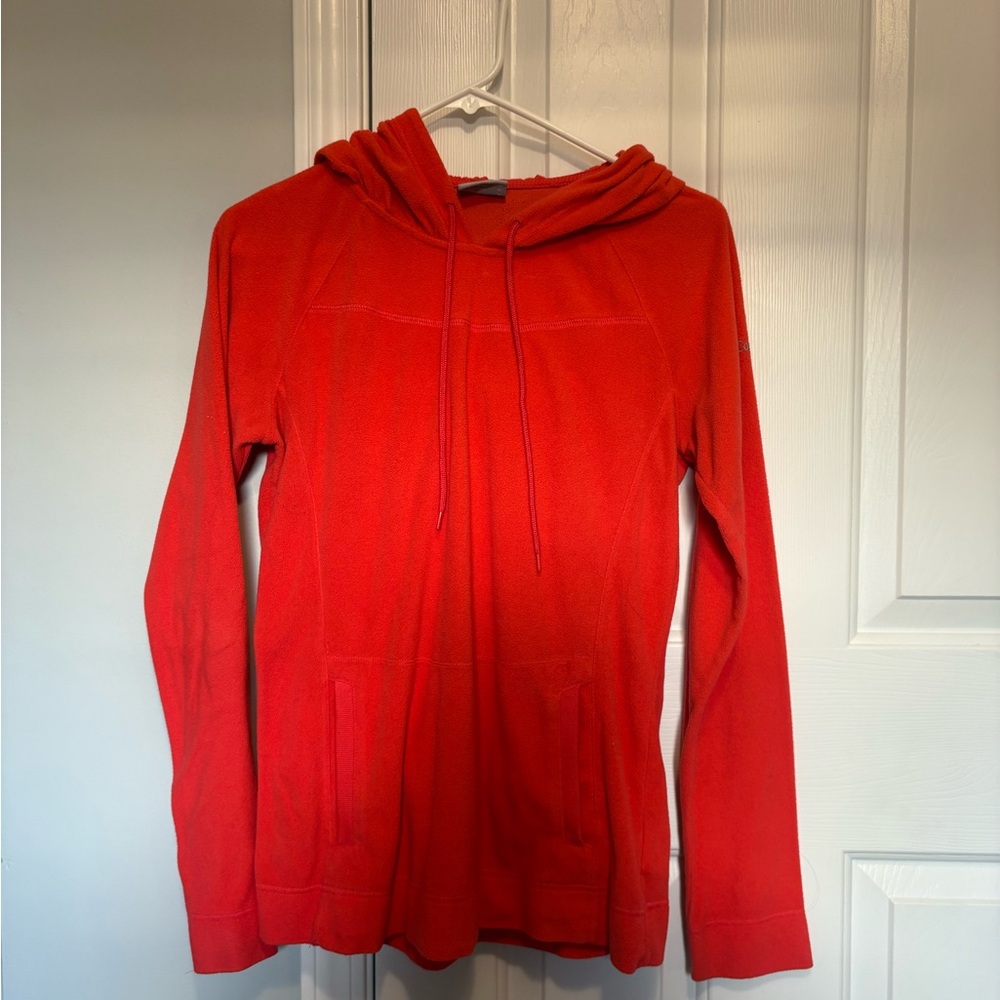 Orange Hooded Sweatshirt